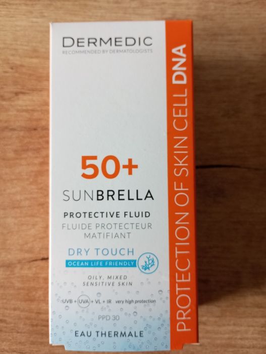 DERMEDIC Sunbrella Matujący Krem Ochronny SPF 50+ 40 ml NOWY