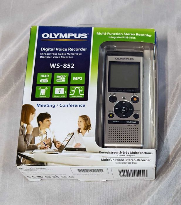 Dyktafon Olympus WS-852 Srebrny 4GB
