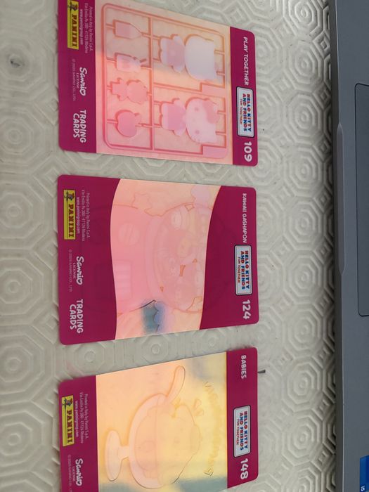 Cartas Cristal Hello Kitty
