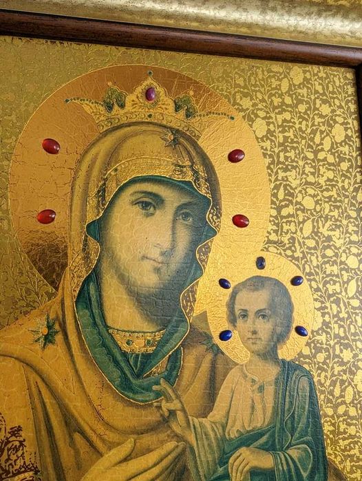 Quadro, "SVETA BOGORITZA" - A Santa Mãe De Deus