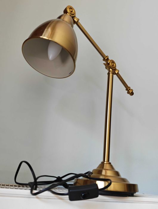 Lampa stołowa IKEA Barometer B1021 Mosiądz