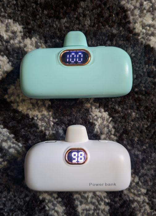 Нові Міні повербанки, 2шт=700грн ;по 5000мАч; Typ-C
