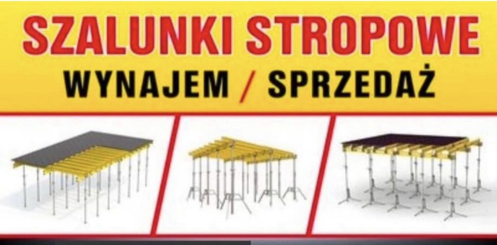 Wynajem szalunku stopowego strop stemple podpory doki Siedlce Radzyn