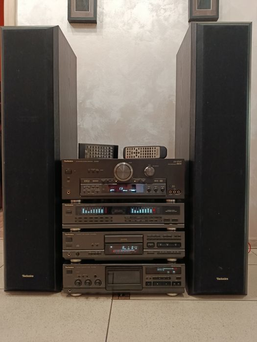 Amplituner Technics + kolumny