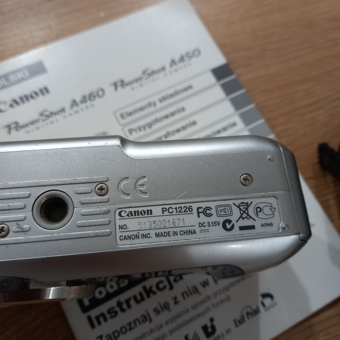 Canon power shot a460 aparat cyfrowy
