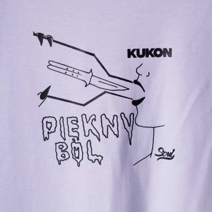 Koszulka - Kukon Piękny Ból T-shirt Rap Tee Koncertowa (Rozmiar L)