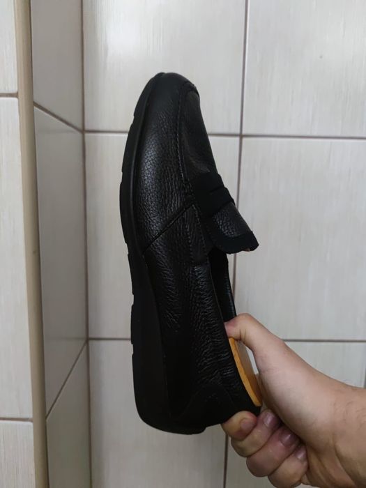 Buty obuwie 44 Vitaform mokasyny czarne czarne włoskie letnie premium