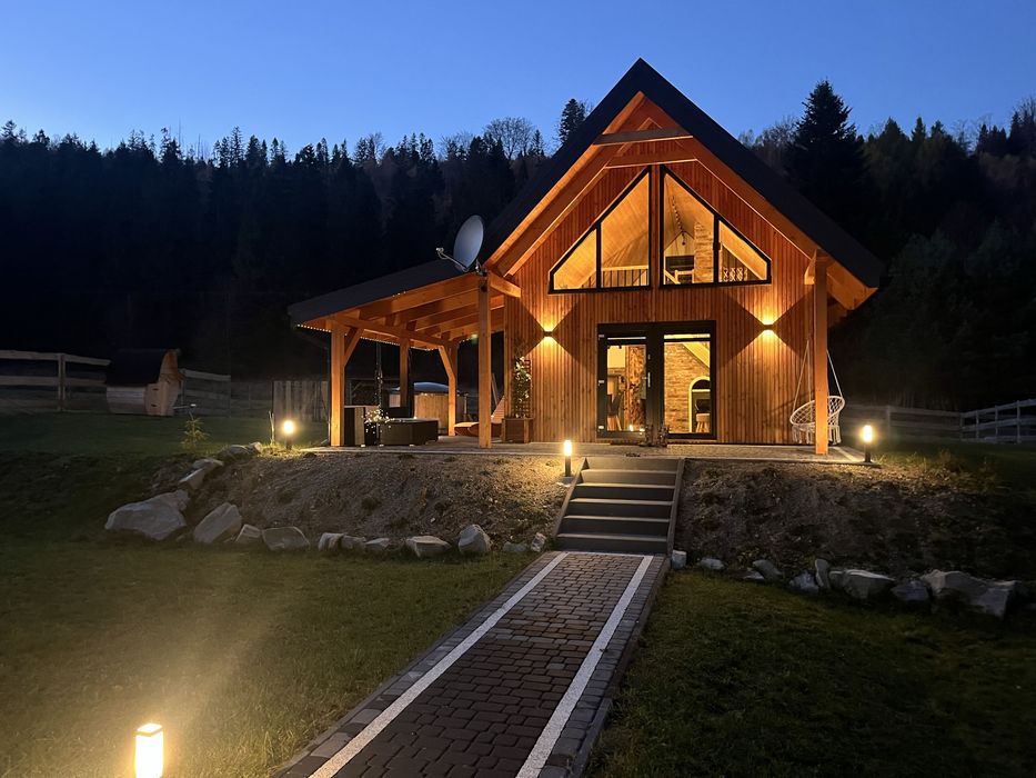 Siedlisko w Dolinie Danielki cisza natura las domek balia