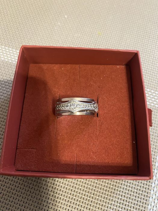 Кольцо срібло і золото