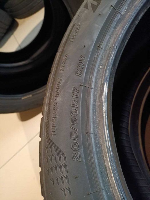 Комплект шин б/у 205/50R17 89V Bridgestone Turanza T005