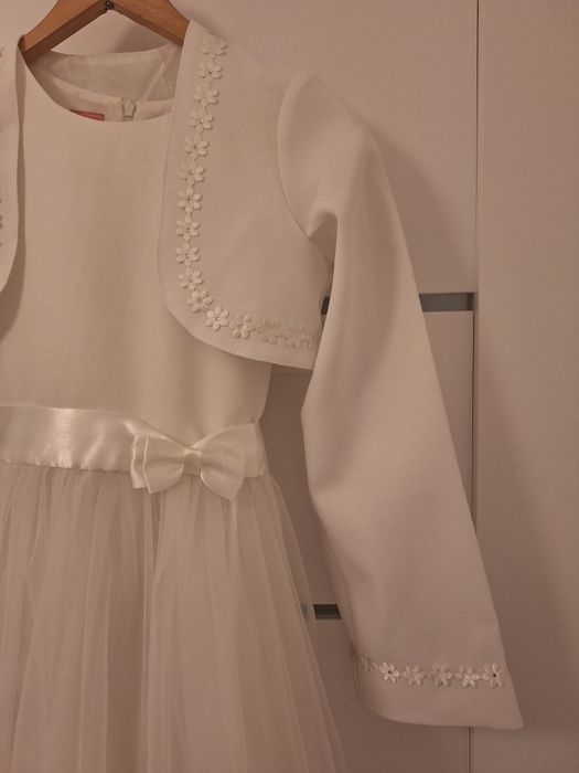 Sukienka do perzebrania po kumunii, biały tydzien, komunia 152