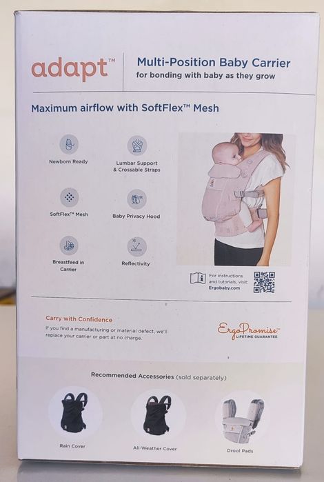 Ergobaby Adapt Soft Flex Mesh - NOVO