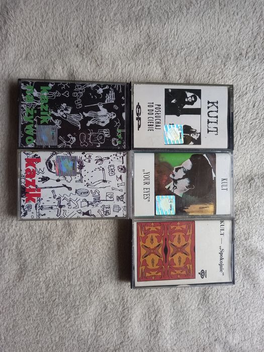 Zestaw 5 kaset Kult / Kazik na żywo