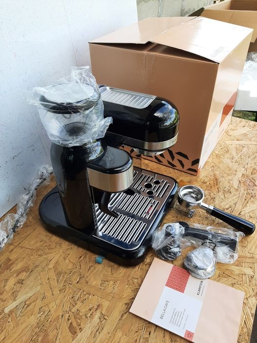 Кофемашина Klarstein Bella Café для эспрессо с кофемолкой