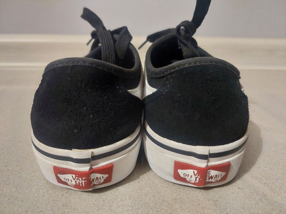 Trampki Vans 36 buty klasyczne czarne białe