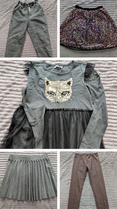 Комплект 9 речей для дівчинки 140