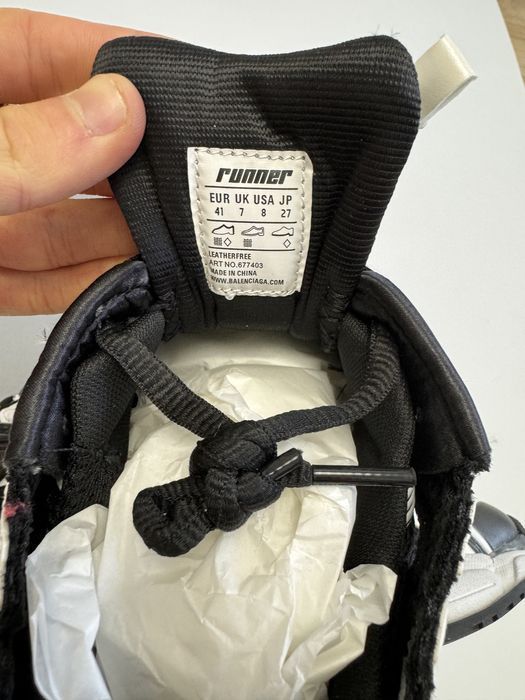 Кроссовки Balenciaga Runners White black 41 42 43 44 45  prada rick owens raf simons