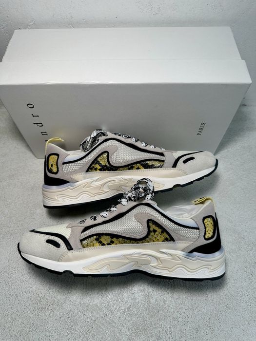 Кроссовки Sandro flame python кросівки