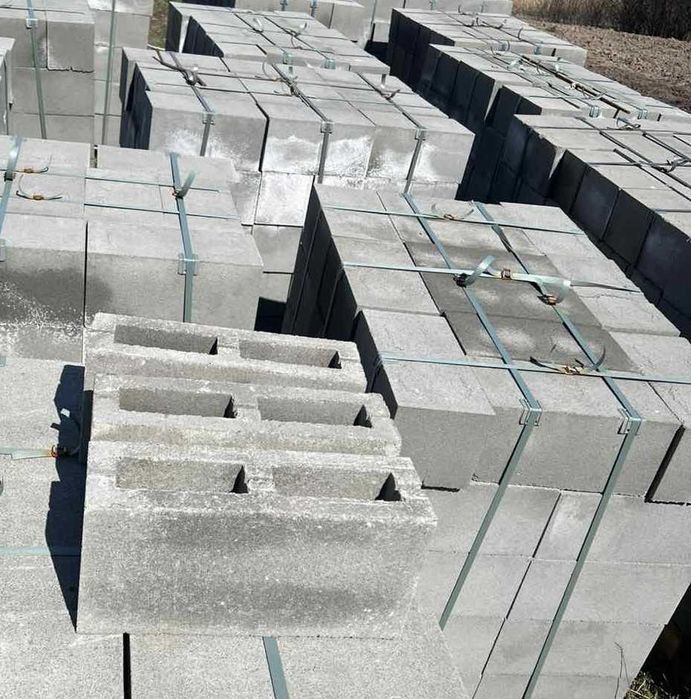 Шлакоблок (19.7*39.7*8.9) з гранвідсіву від виробника Крушинка