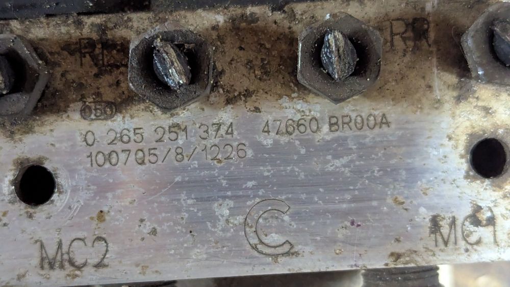 Блок абс nissan qashqai j10 47660 BR00A 47660 JDO1B