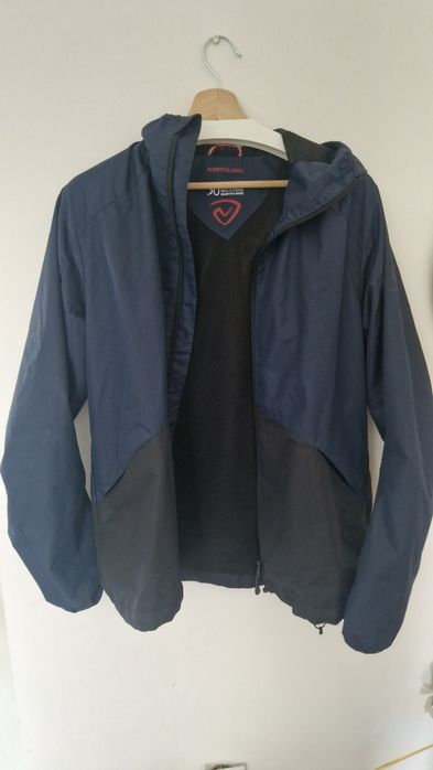 Northland Navy & Black Hooded Lightweight Jacket – Size S