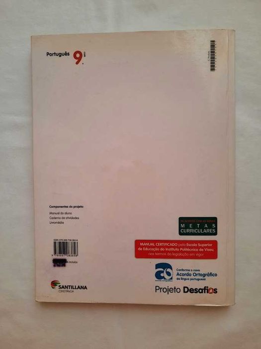 Manual português - 9º ano