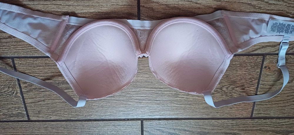 Różowy biustonosz Janina r. 80 B push up