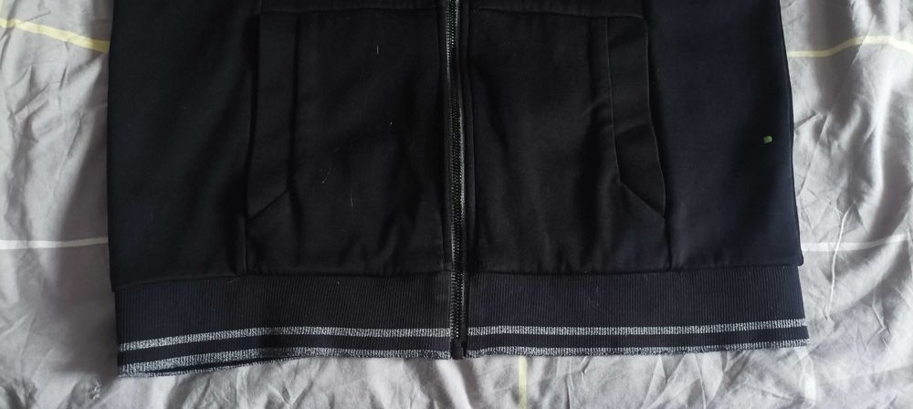 Bluza boss czarna z kapturem m