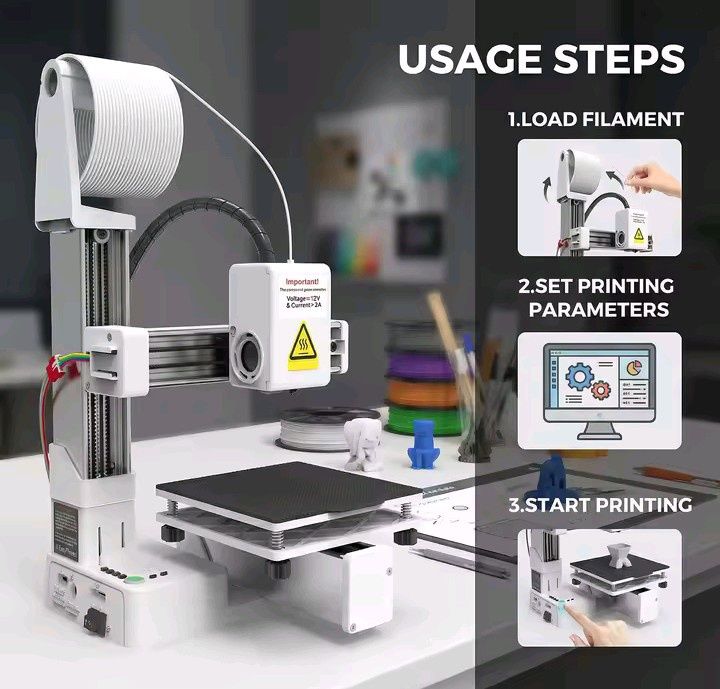Impressora 3D de simples utilizacão