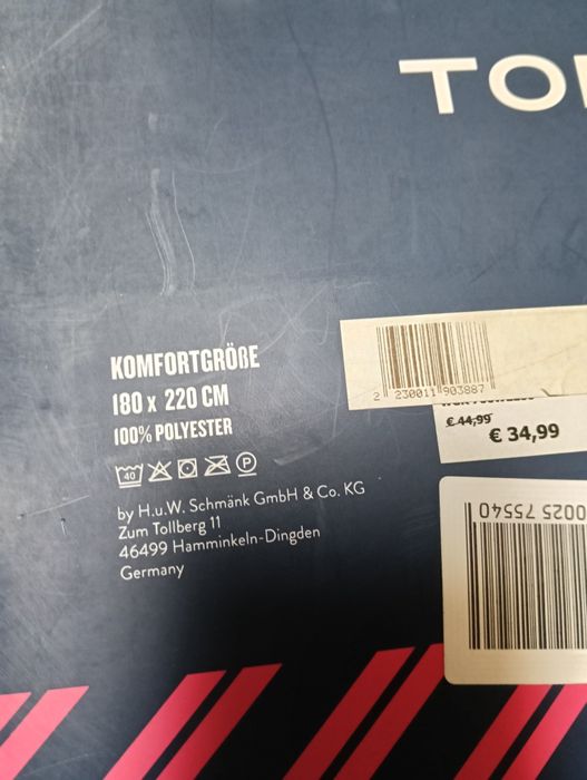 Tom tailor koc narzuta 180 X 200 nowy