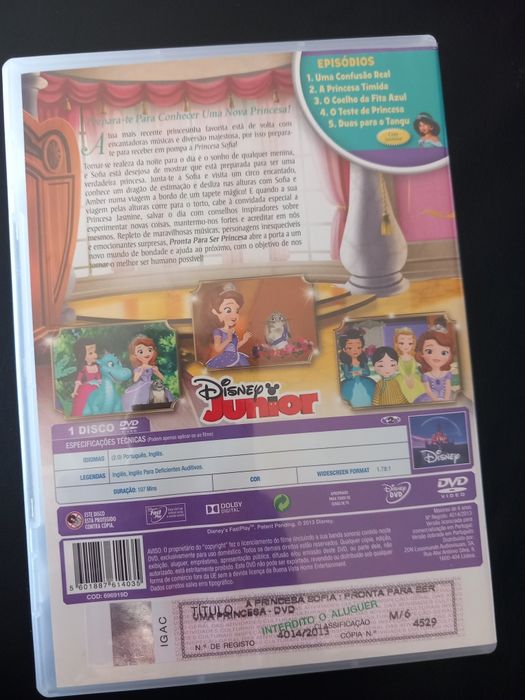 PRINCESA SOFIA - Pronta Para Ser Princesa DVD