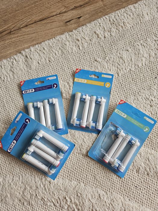 Końcówki zamienniki do szczoteczki elektrycznej Oral b