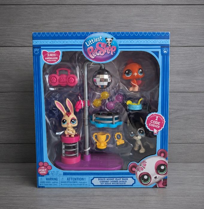 LPS Littlest pets shop disco night play pack