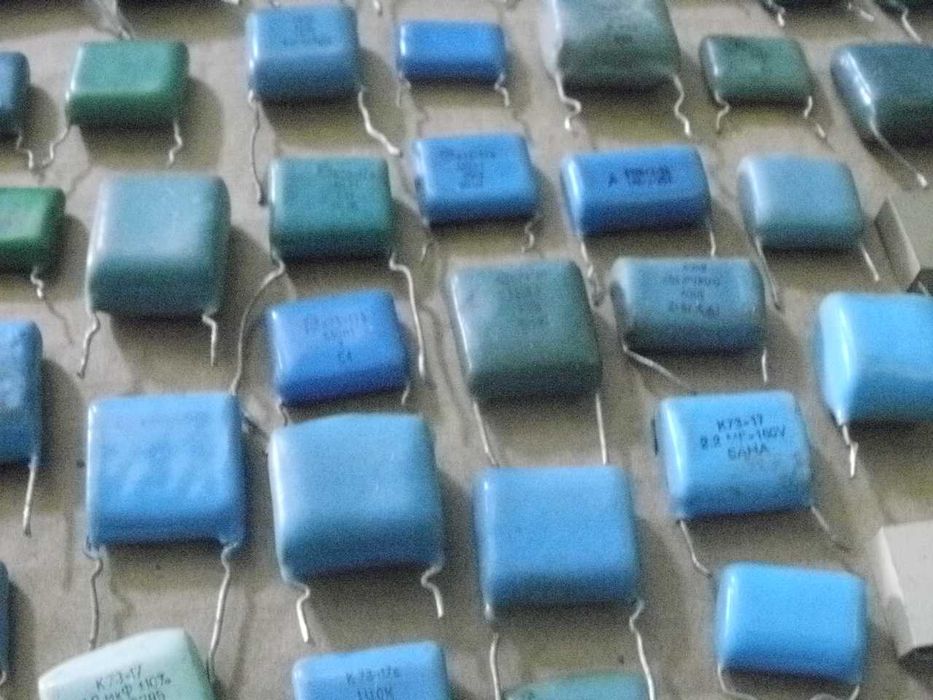 Конденсатор металево-плівковий різний мікс номінал ссср та імпорт