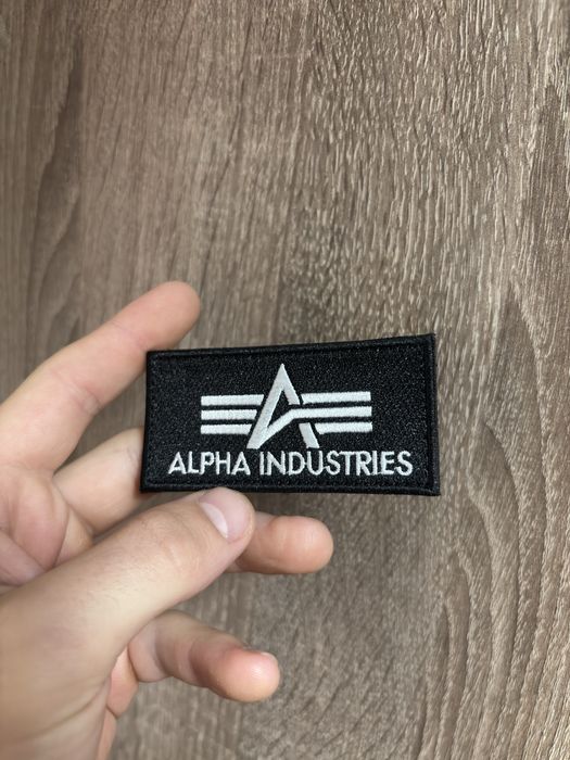 Нашивка / Шеврон / Патч Alpha Industries на липучці