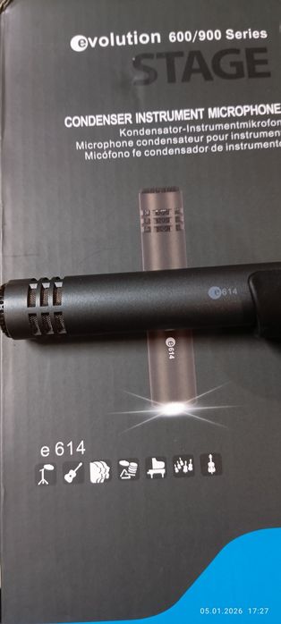 Мікрофон конденсаторний E614і динамічні