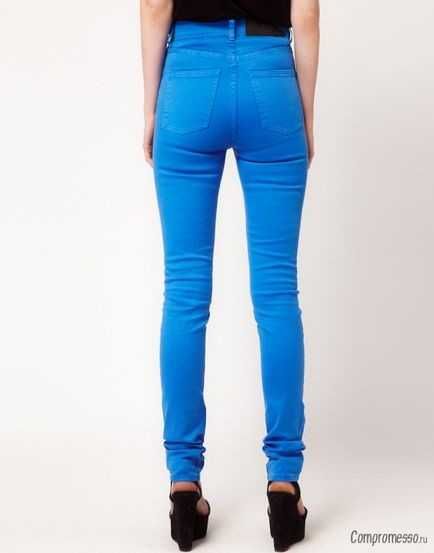 Котонові жіночі штани джинси, р.42-44