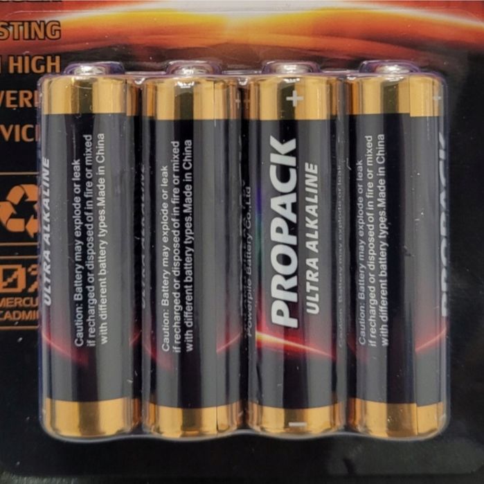 4x Baterie alkaliczne Propack Ultra AAA R3 zestaw 4 sztuki
