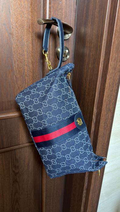 Torba Torebka Kosmetyczka Gucci materiałowa
