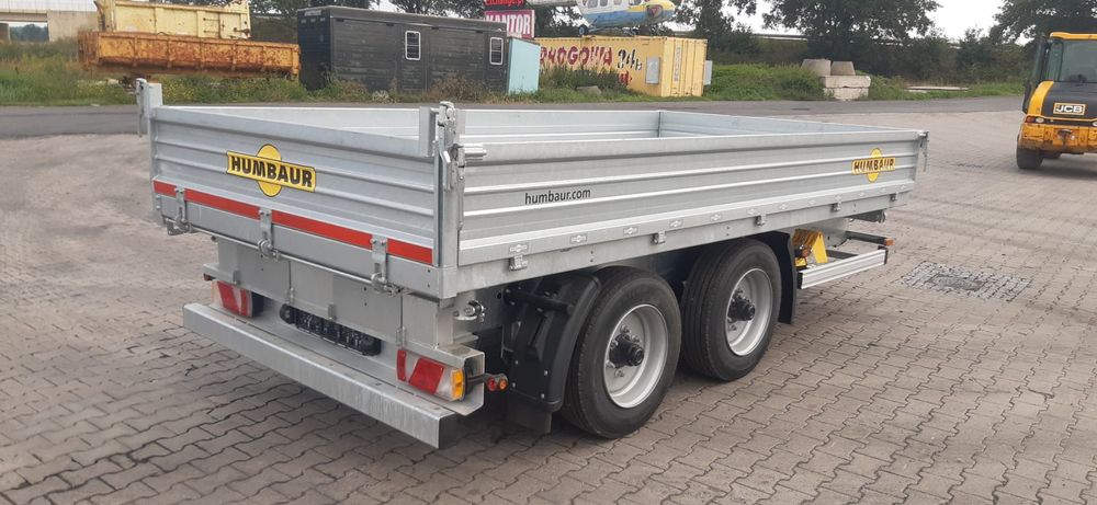 Humbaur Przyczepa niskopodwoziowa Humbaur, 3 stronny kipper