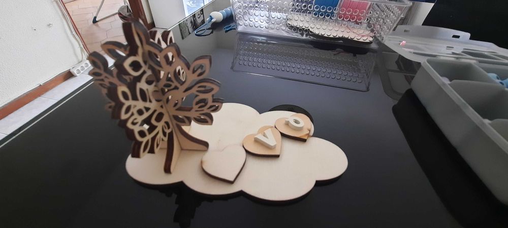 Prendedor de chupeta e lembranças de natal