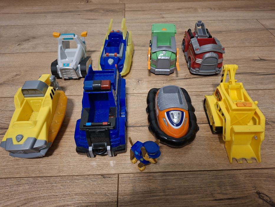 Zestaw pojazdów psi patrol