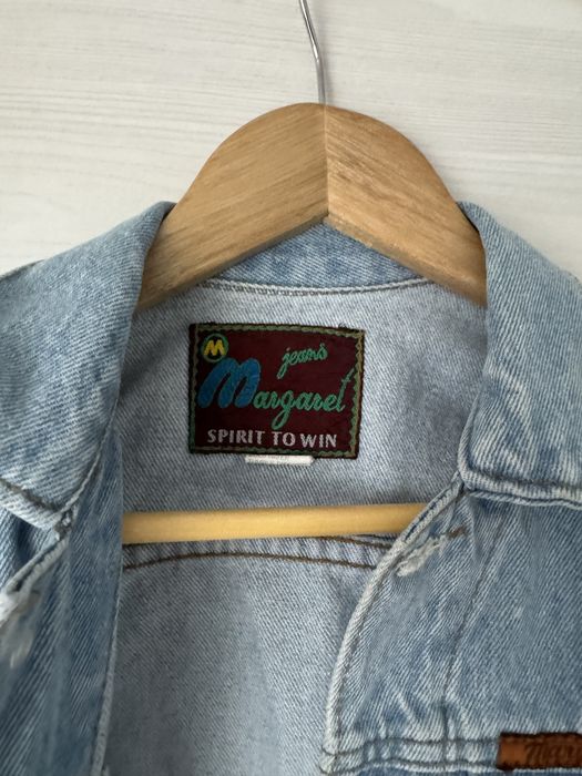Damska krótka kurtka jeansowa vintage guziki kieszonki