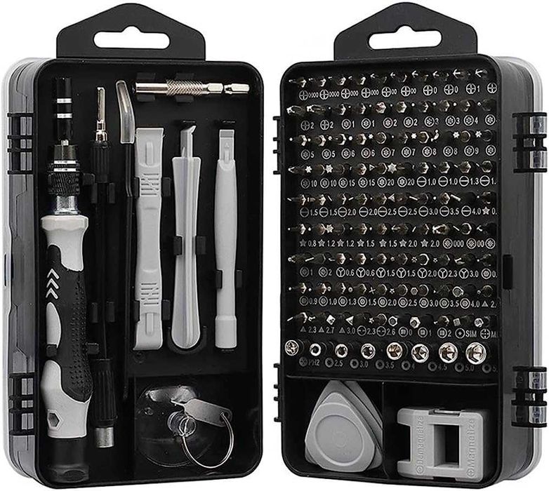 Zestaw precyzyjnych śrubokrętów wkrętaków bitów 115 w 1