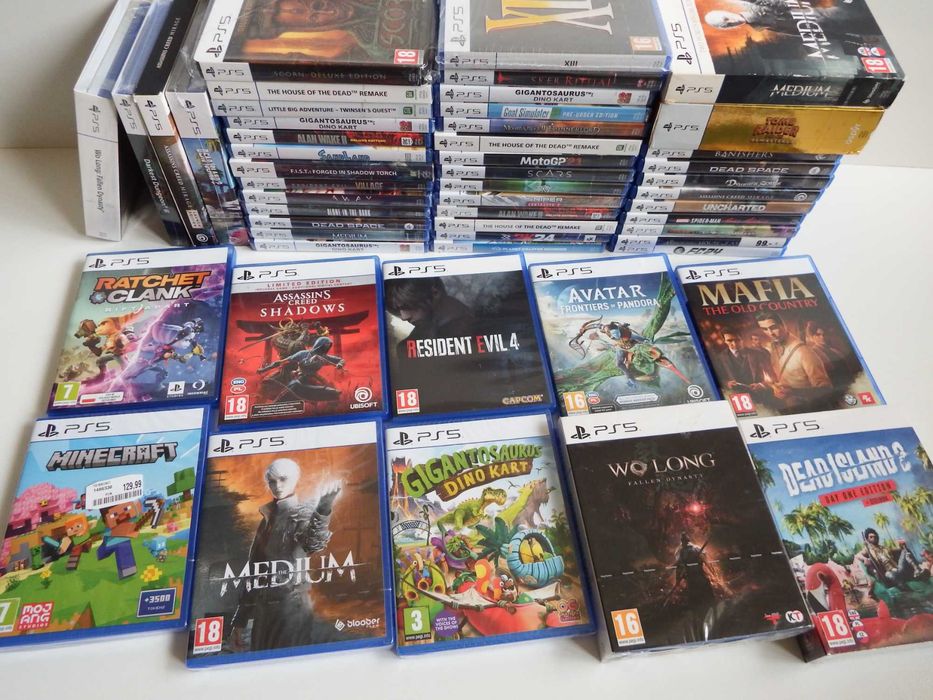 GRY SONY PS5 Płock MEGA WYBÓR zobacz koniecznie ! Minecraft PL NOWA !