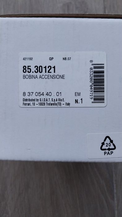 Bobina de ignição HONDA CIVIC 1999 - 2 pólos NOVO