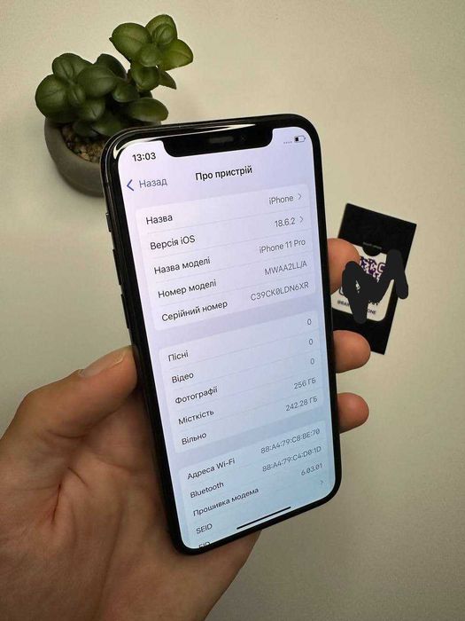 Iphone 11 pro 256 gb. ідеальний стан, айфон 11 про 256