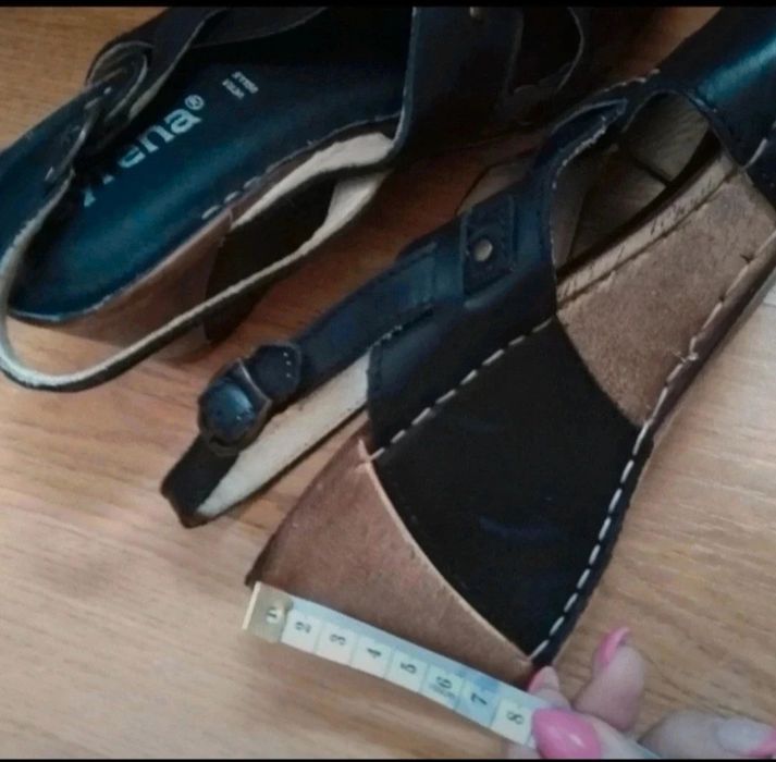 Sandały skora naturalna 40 nowe