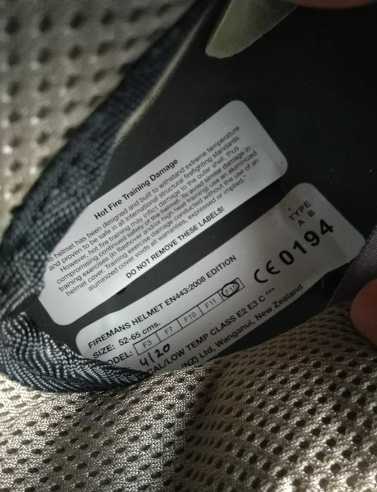 Capacete Pacific Kevlar F15, bombeiros, urbano. Novo