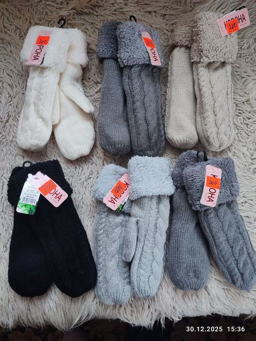 Рукавиці в асортименті нові